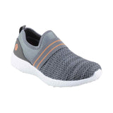 Mochi Women Grey Sports Walking Shoes