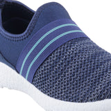Mochi Women Blue-navy Sports Walking Shoes