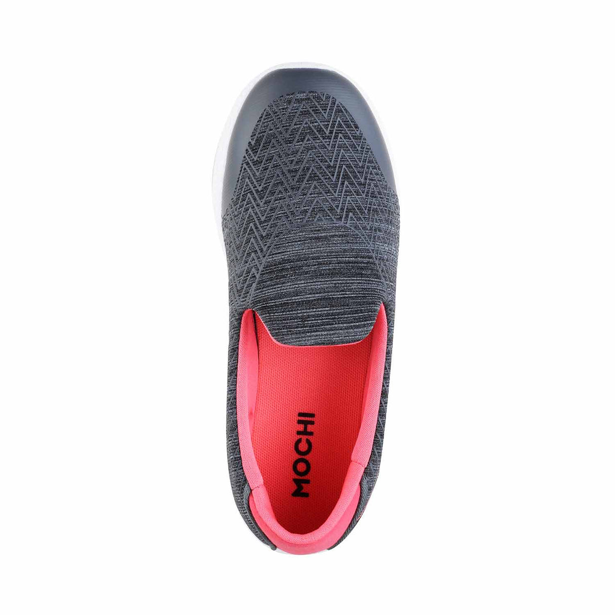 Mochi Women Grey Sports Walking Shoes