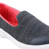 Mochi Women Grey Sports Walking Shoes
