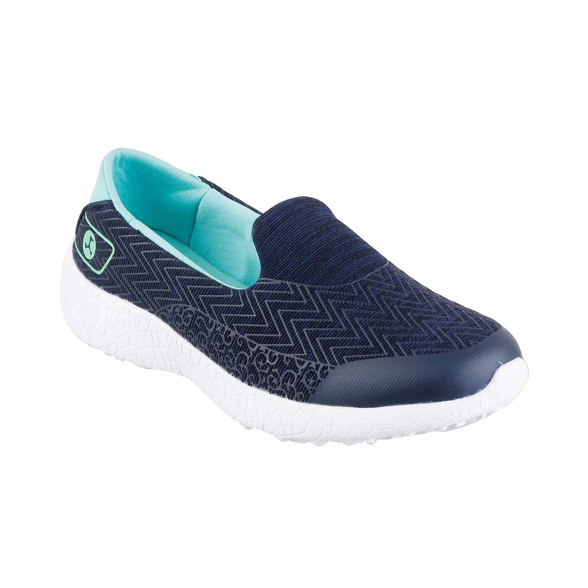 Mochi Women Blue-navy Sports Walking Shoes