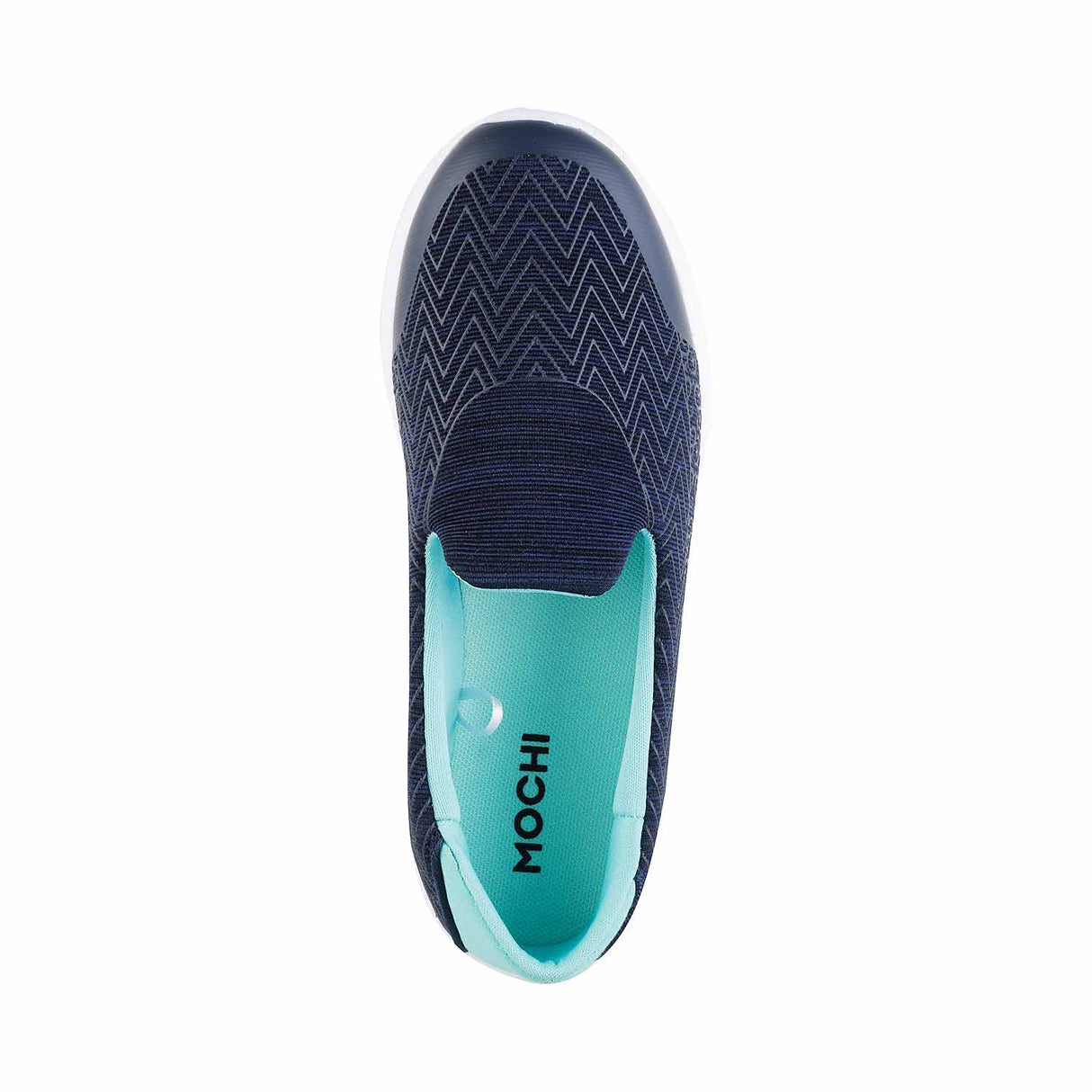 Mochi Women Blue-navy Sports Walking Shoes