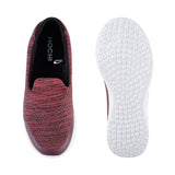 Mochi Women Maroon Sports Walking Shoes