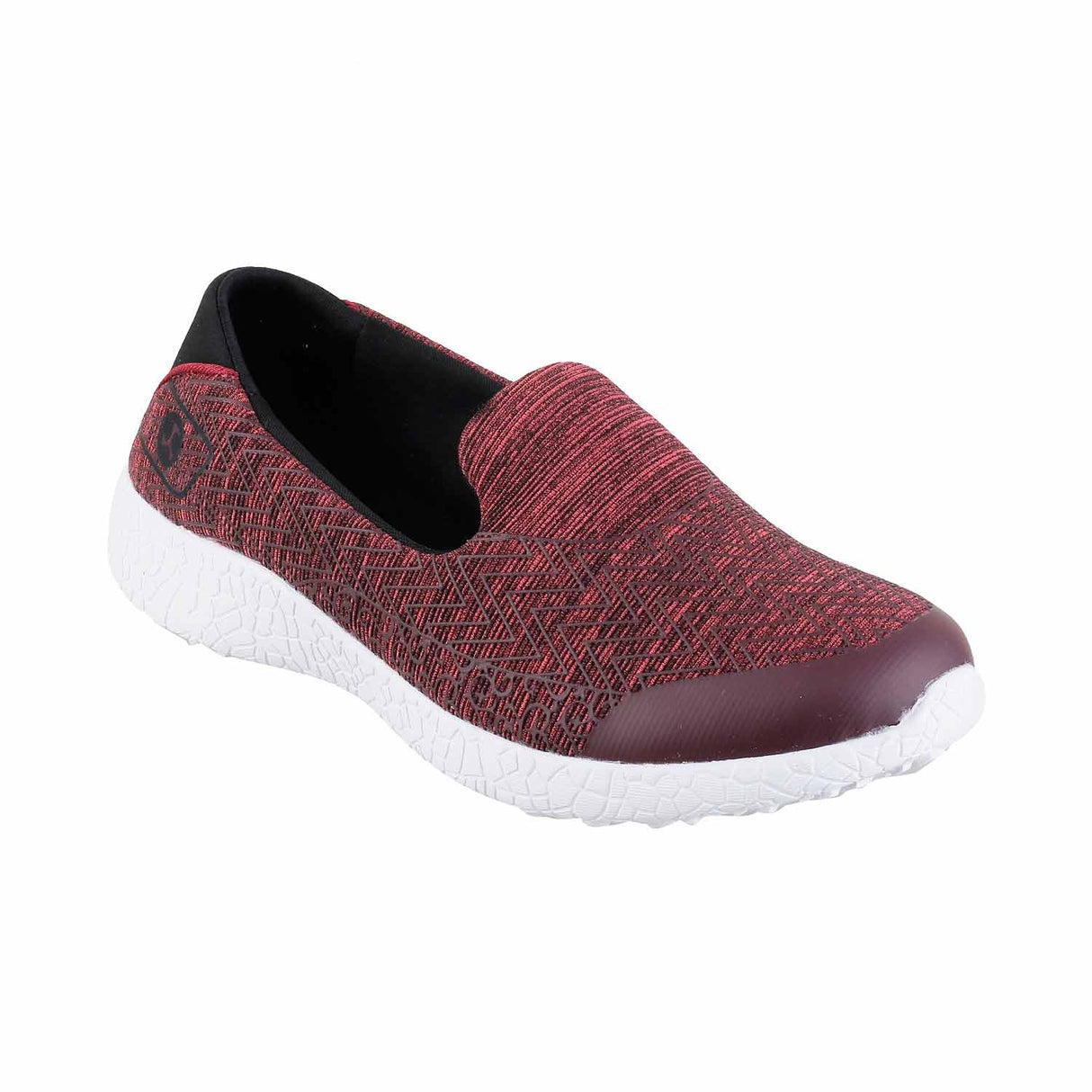 Mochi Women Maroon Sports Walking Shoes