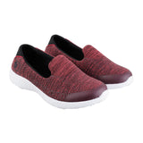 Mochi Women Maroon Sports Walking Shoes