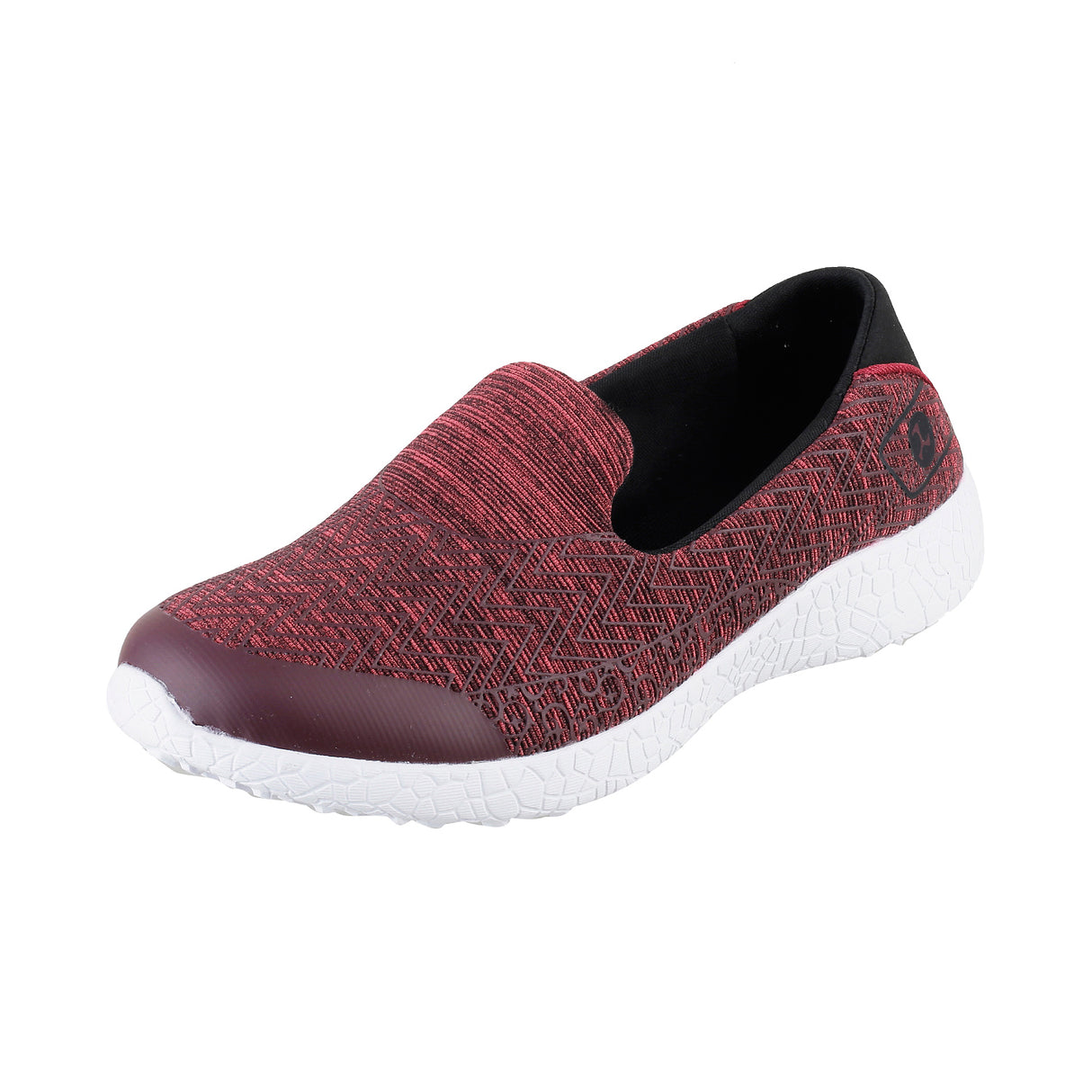 Mochi Women Maroon Sports Walking Shoes