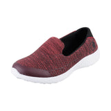 Mochi Women Maroon Sports Walking Shoes