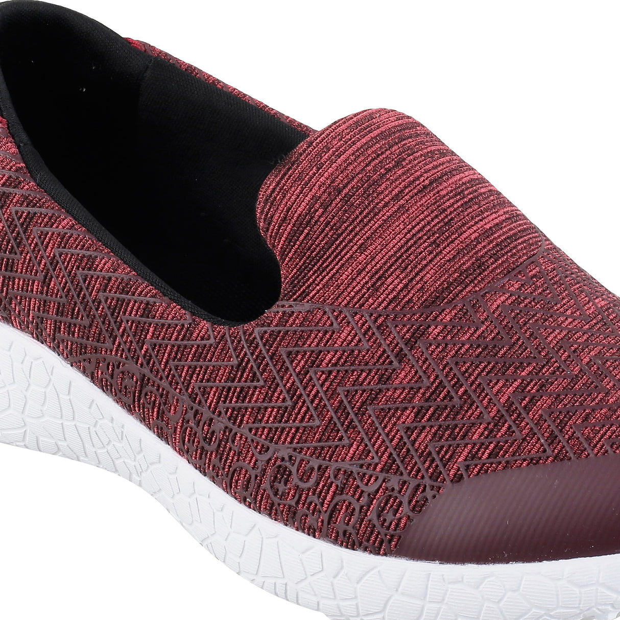 Mochi Women Maroon Sports Walking Shoes