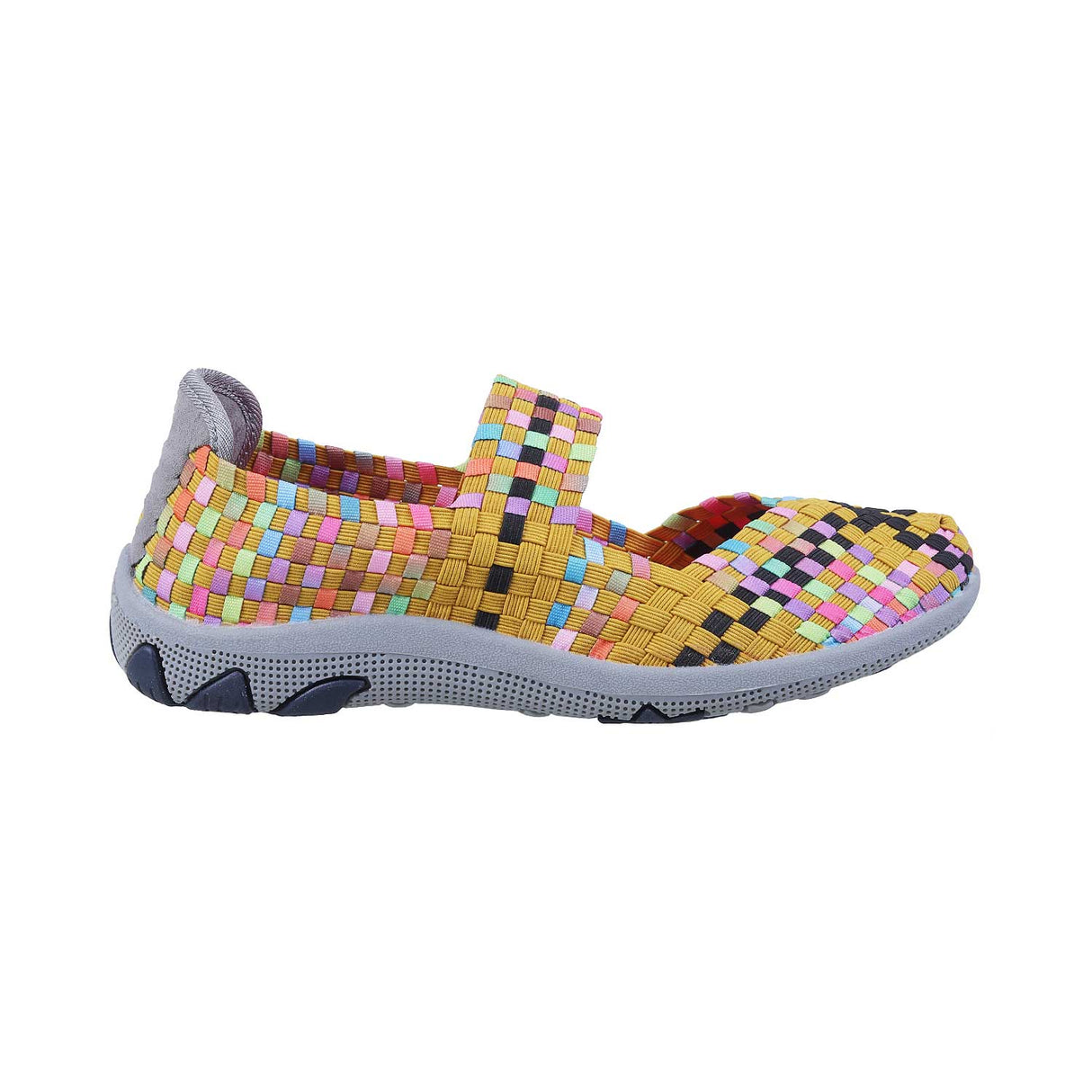 Mochi Women Yellow Casual Walking Shoes