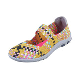 Mochi Women Yellow Casual Walking Shoes