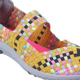 Mochi Women Yellow Casual Walking Shoes