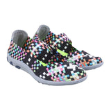 Mochi Women Black-Multi Casual Walking Shoes