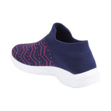 Mochi Women Blue Casual Walking Shoes