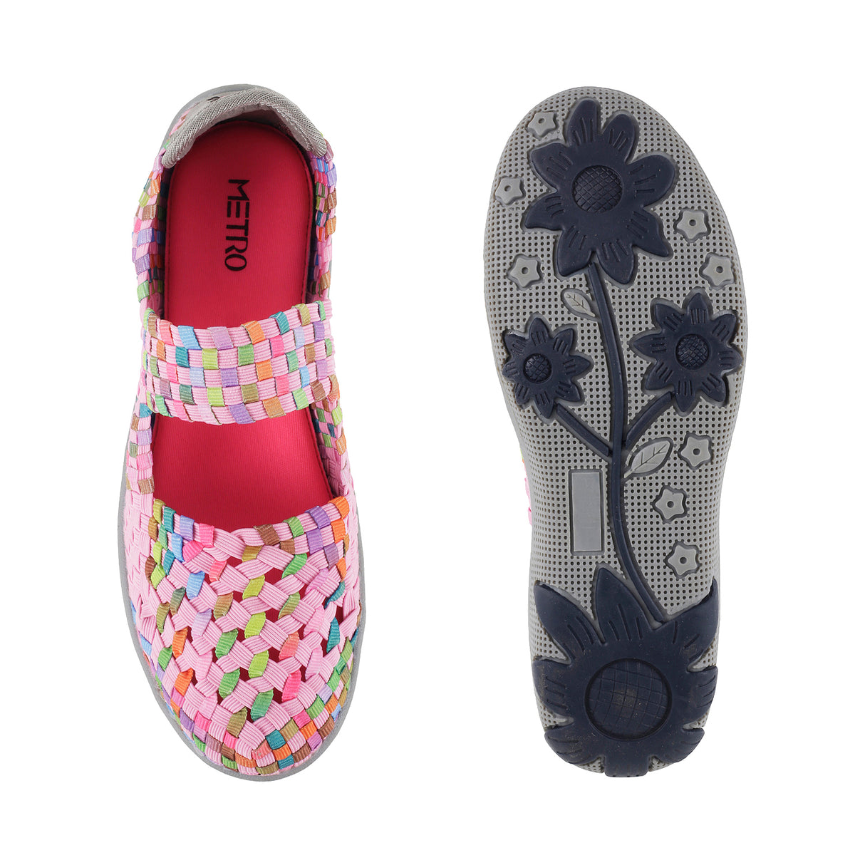 Metro Women Pink Casual Walking Shoes