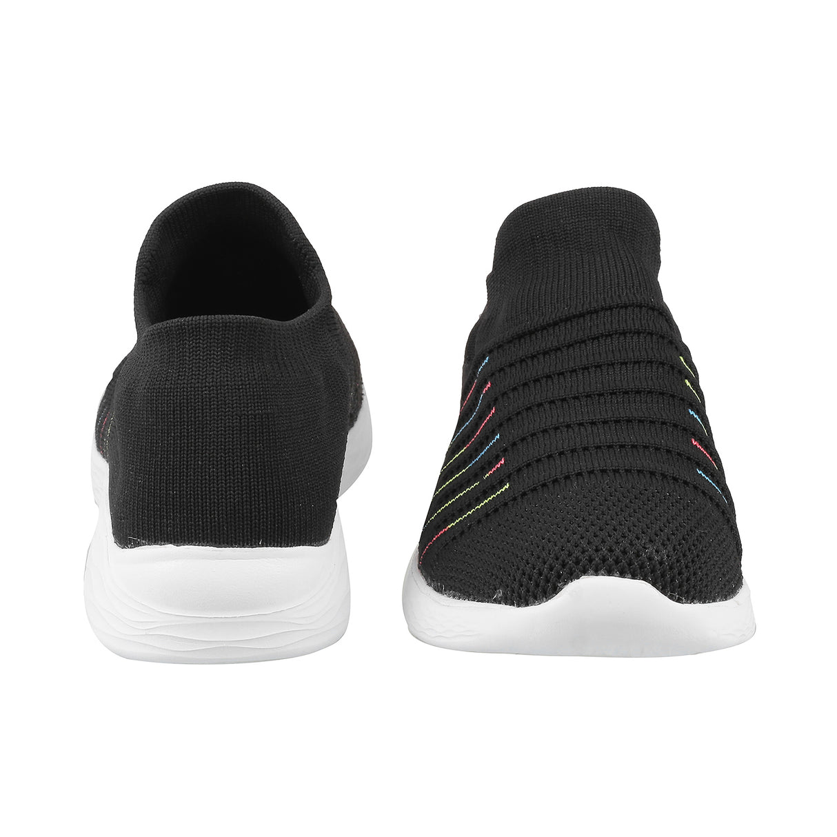 Metro Women Black Sports Walking Shoes