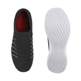 Metro Women Black Sports Walking Shoes