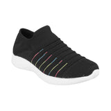 Metro Women Black Sports Walking Shoes