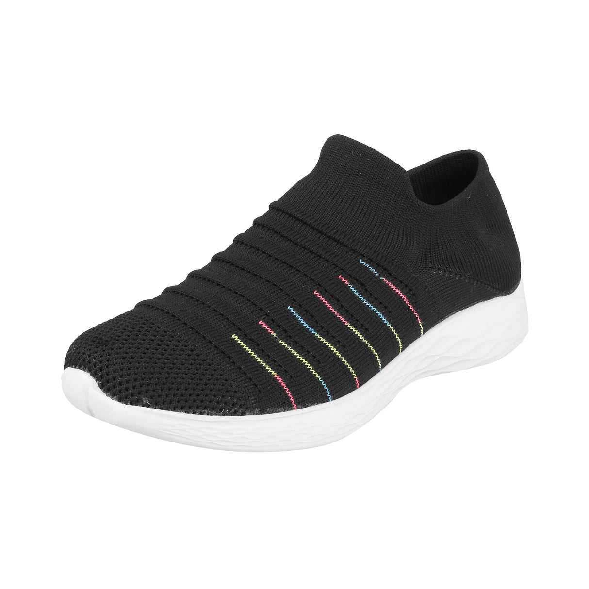 Metro Women Black Sports Walking Shoes