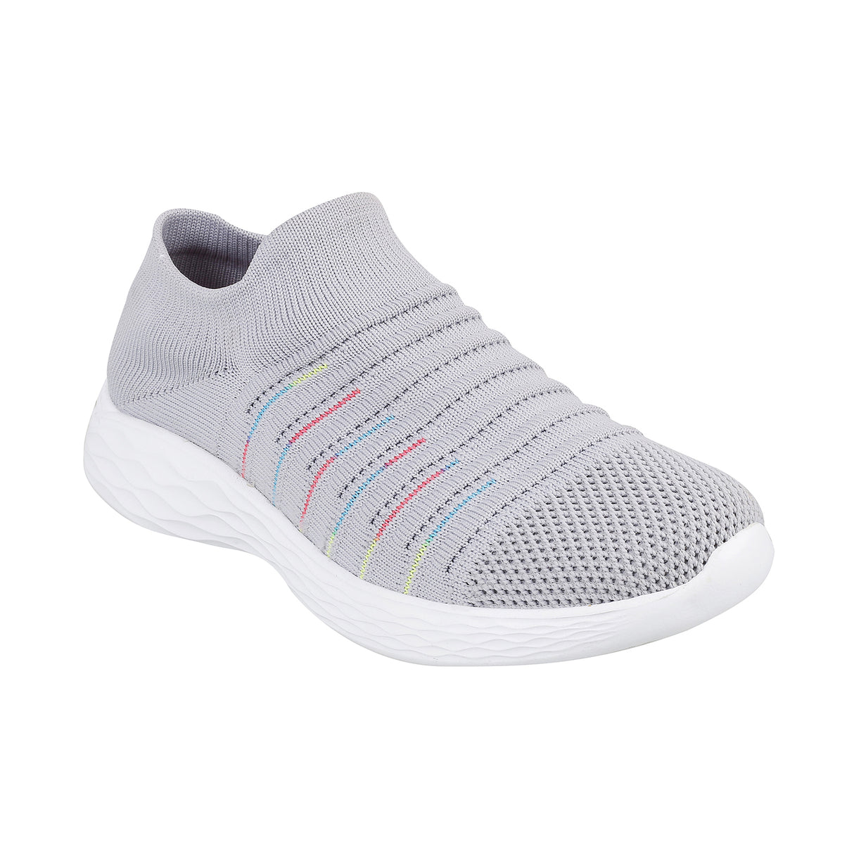 Metro Women Grey Sports Walking Shoes