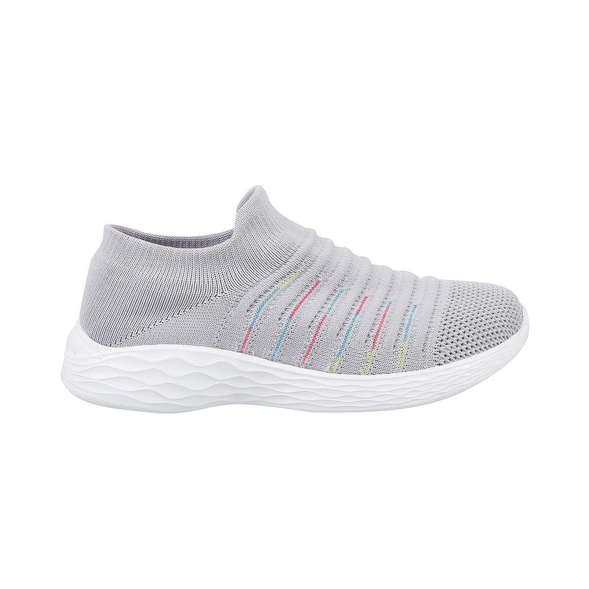 Metro Women Grey Sports Walking Shoes