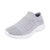 Metro Women Grey Sports Walking Shoes