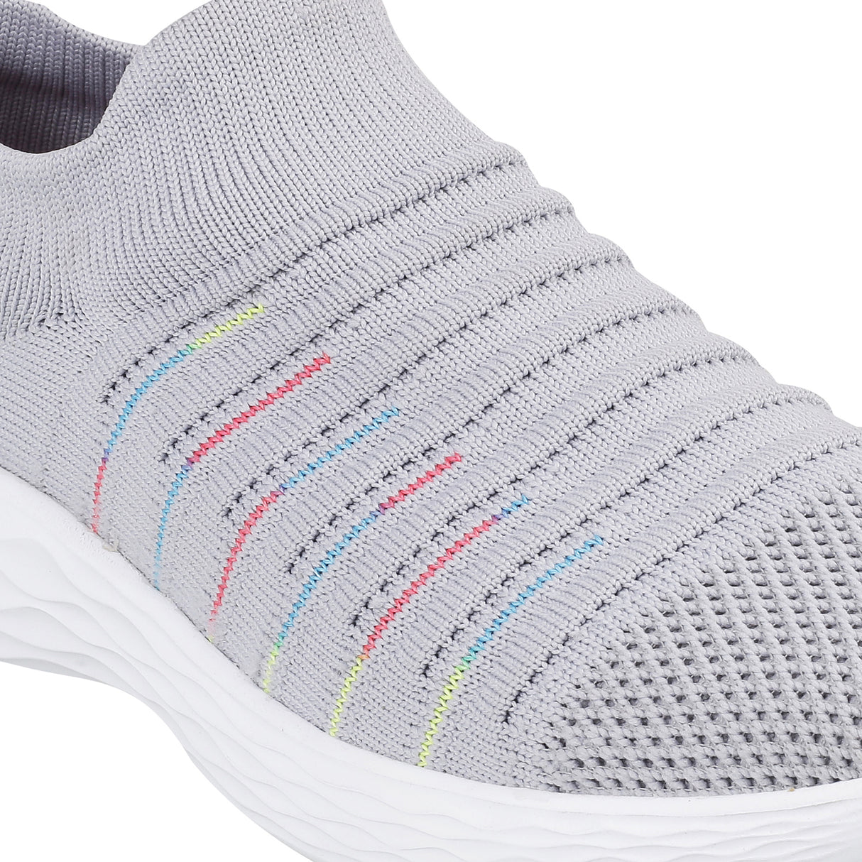 Metro Women Grey Sports Walking Shoes