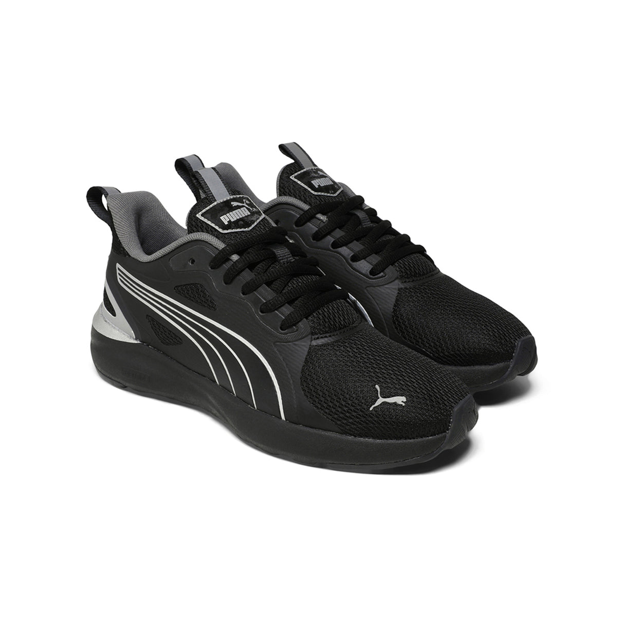 Puma Women Puma Black-Puma Silver-Cool Dark Gray Softride Cosmic St Sliptech™ ’S Day/Night Sneakers