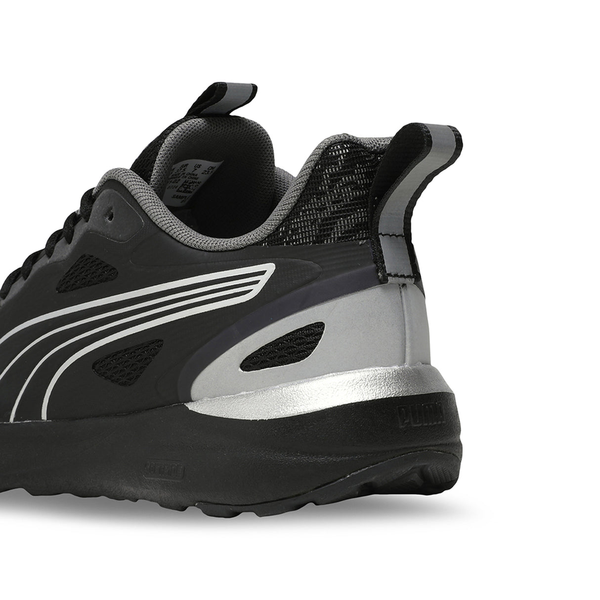 Puma Women Puma Black-Puma Silver-Cool Dark Gray Softride Cosmic St Sliptech™ ’S Day/Night Sneakers