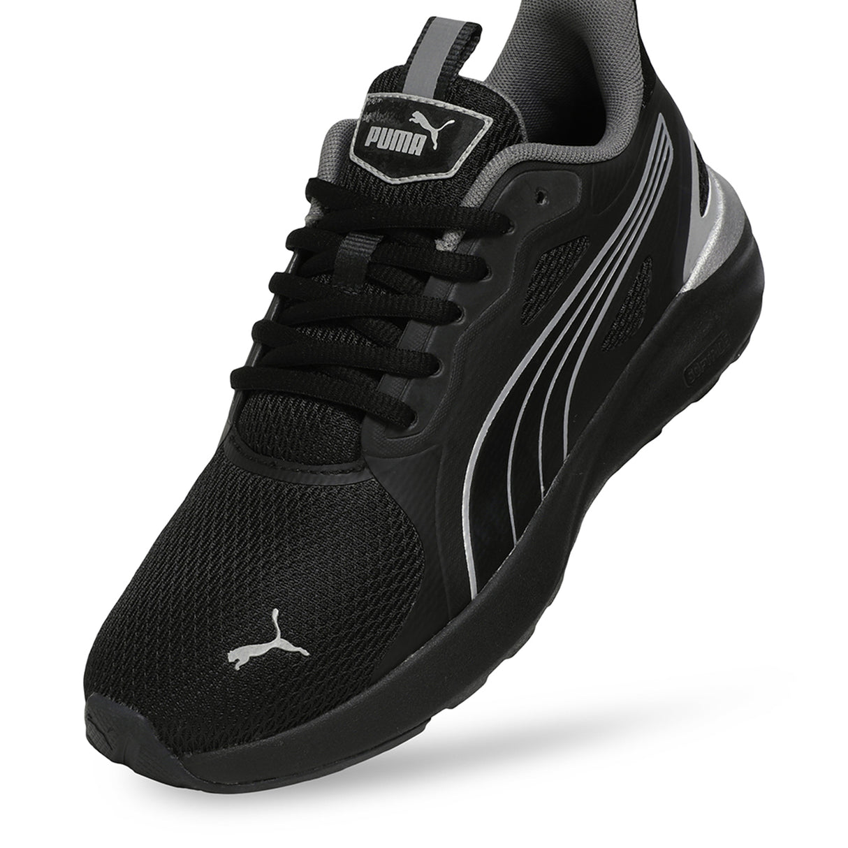 Puma Women Puma Black-Puma Silver-Cool Dark Gray Softride Cosmic St Sliptech™ ’S Day/Night Sneakers