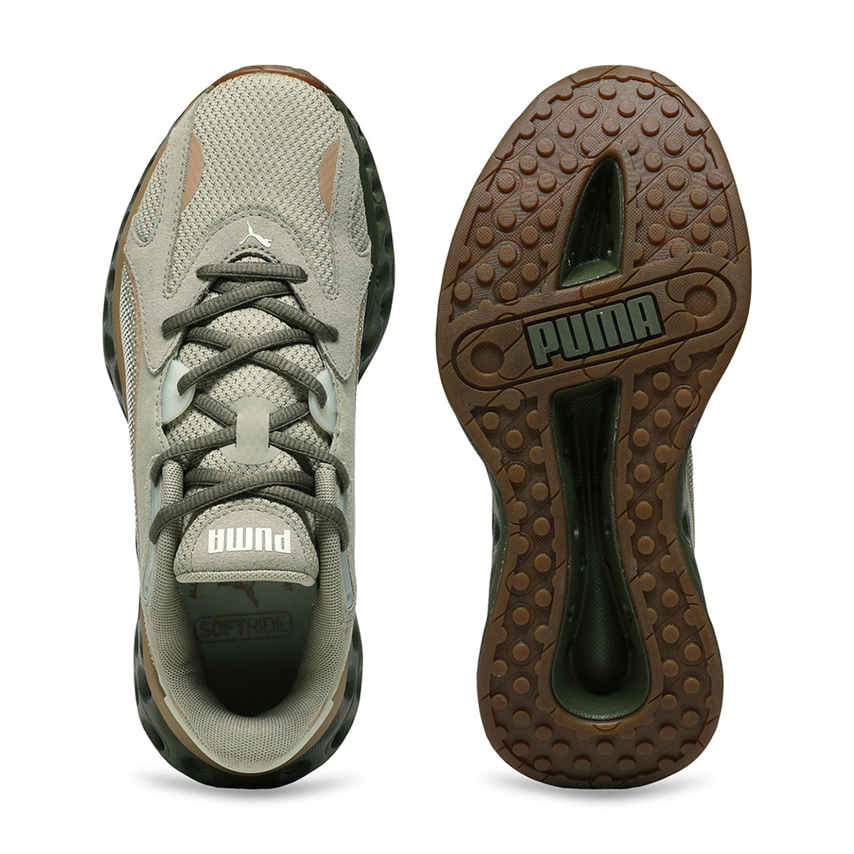 Puma Women Green Sports-Running Shoes