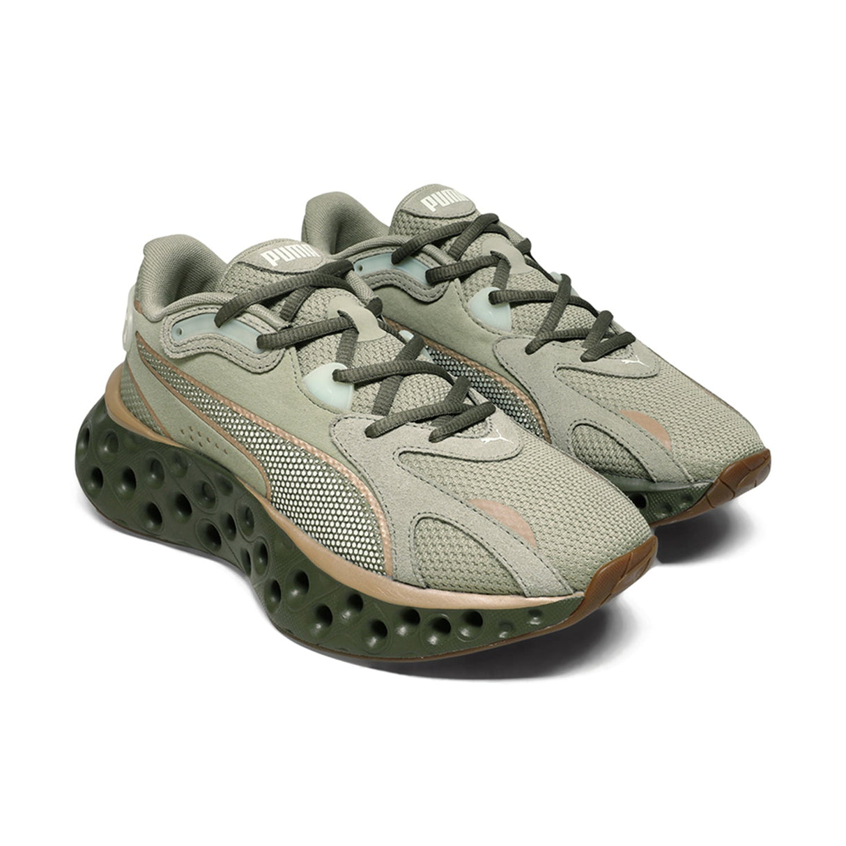 Puma Women Green Sports-Running Shoes