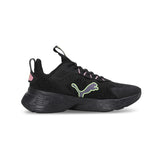 Puma Women Puma Black-Mauved Out-Fizzy Apple Softride Sway Running Shoes
