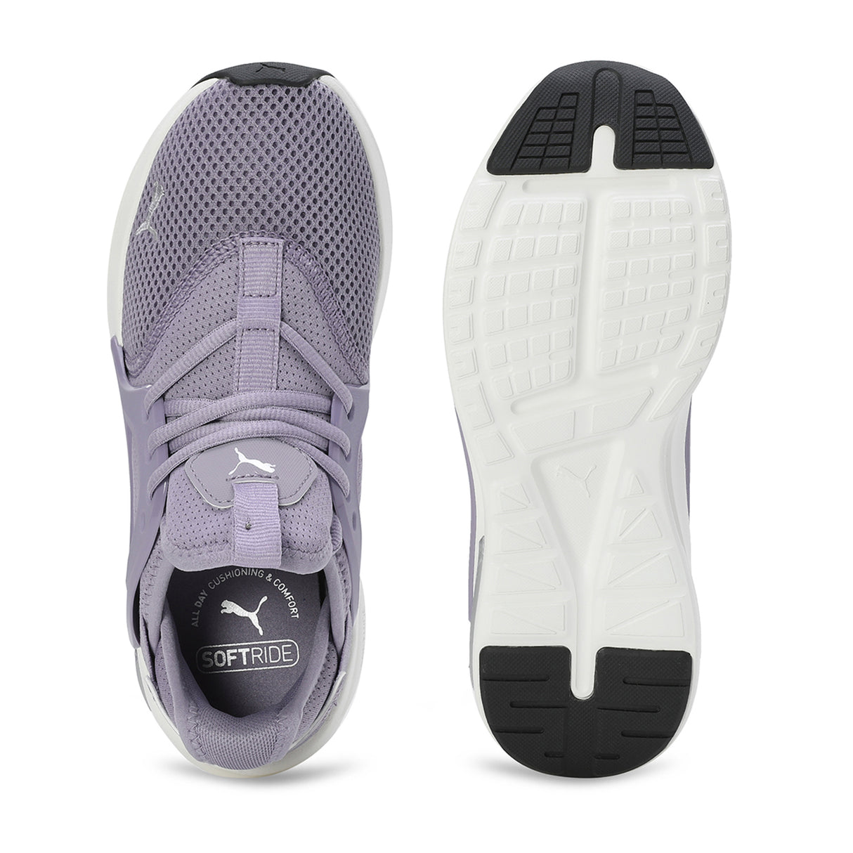 Puma Women Pale Plum-Puma Silver Softride Enzo Evo Running Shoes