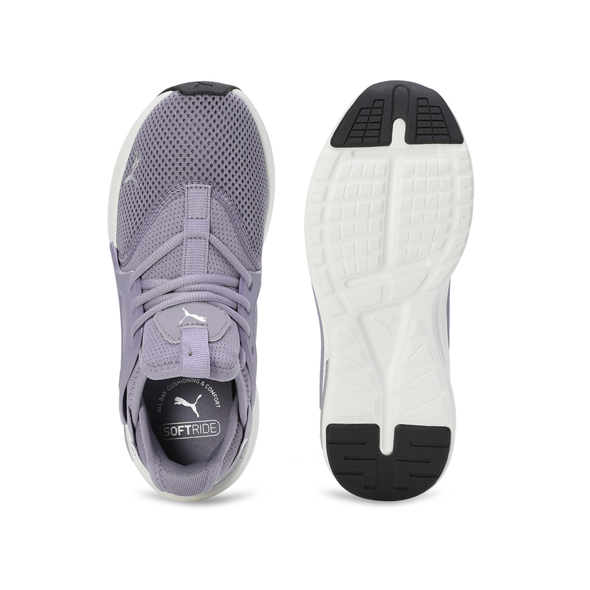 Puma Women Pale Plum-Puma Silver Softride Enzo Evo Running Shoes