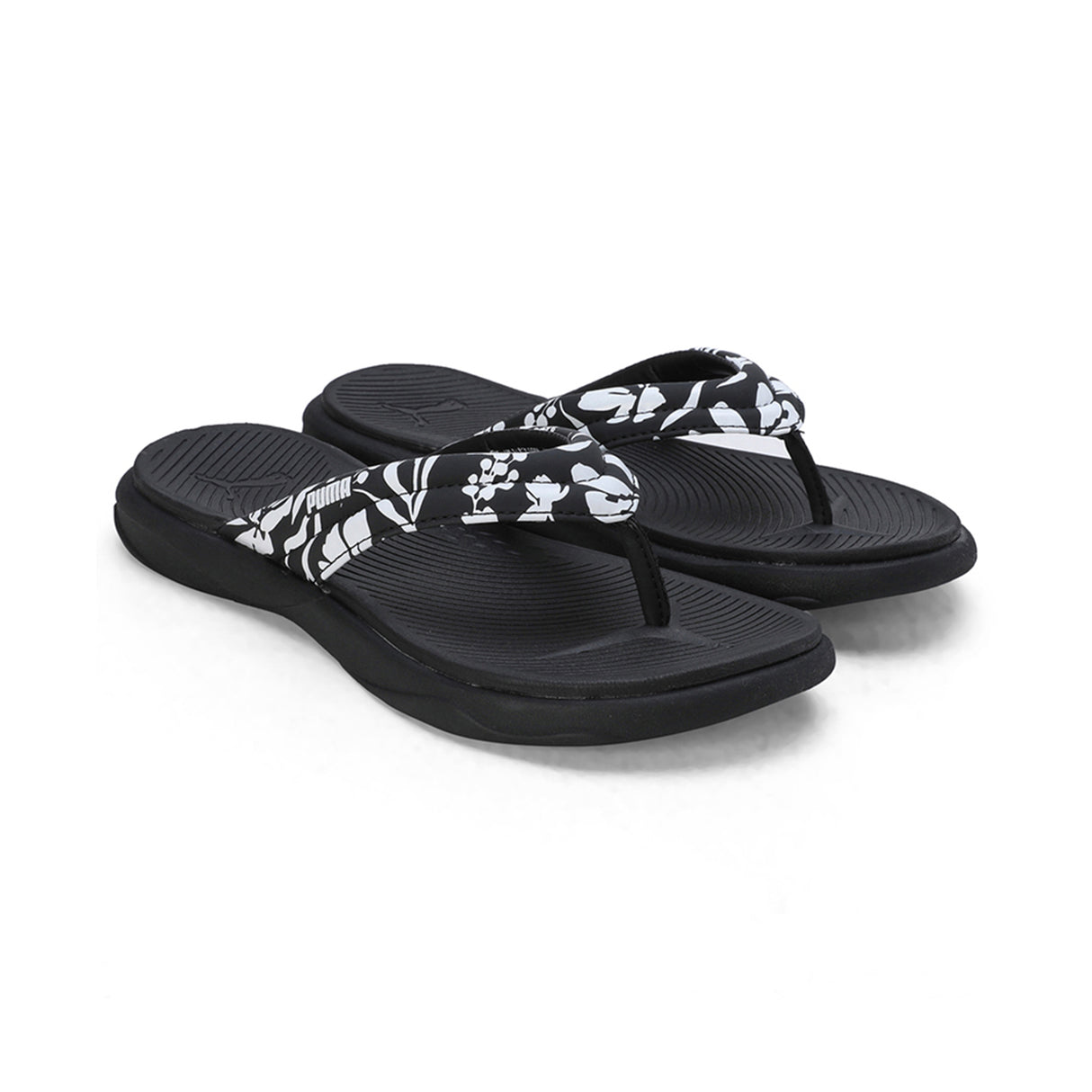 Puma Women Black Royalcat Softride Thong Wns