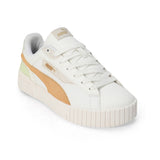 Puma Women White-pink Casual-Sneakers