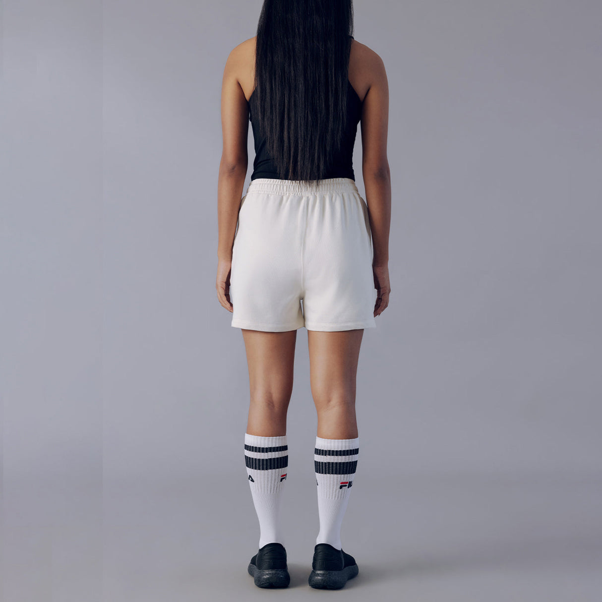 Fila  Women Off White Zuri Shorts