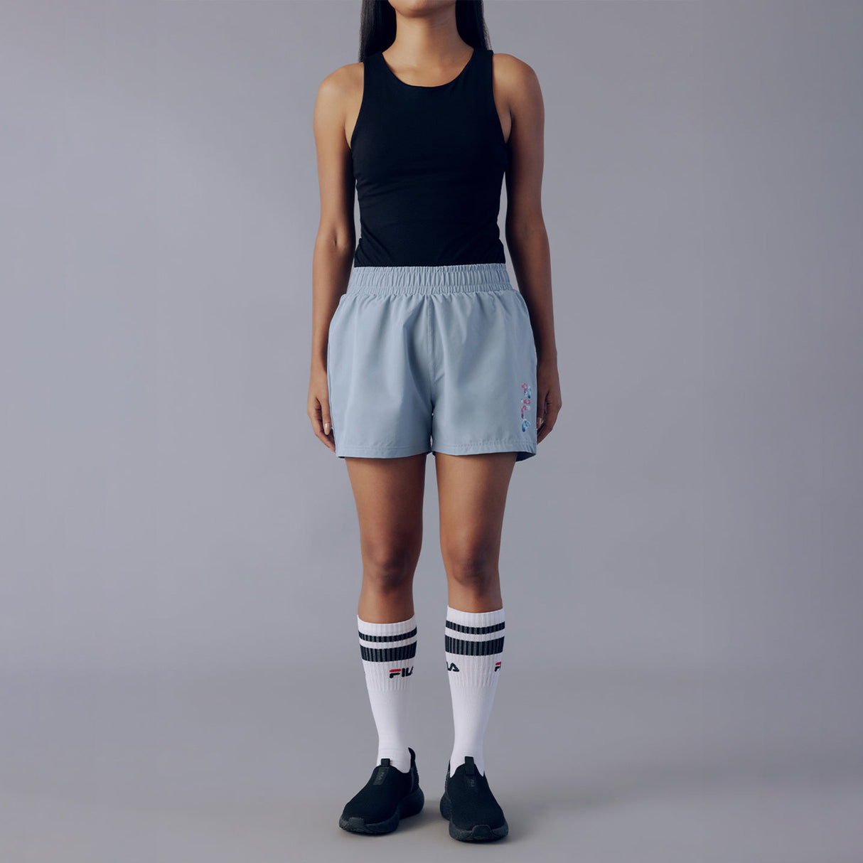 Fila Women Light Blue Bobbi Shorts