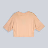 Women Peach Top & T-Shirt Boxy Loose Fit