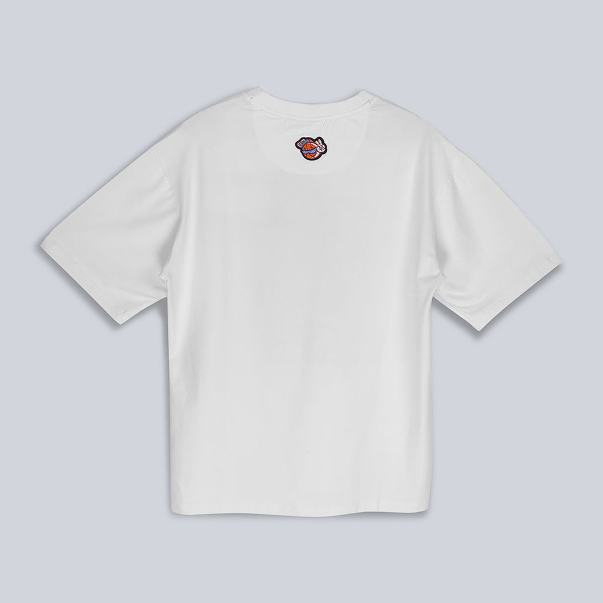 Fila Unisex White T-Shirt Loose Fit