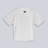 Fila Unisex White T-Shirt Loose Fit