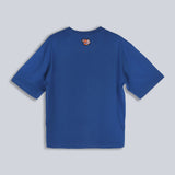 Fila Unisex Blue T-Shirt Loose Fit