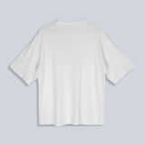 Fila Unisex White T-Shirt Loose Fit