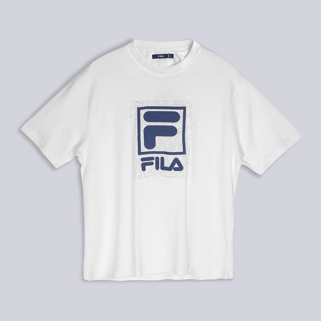Fila Men White T-Shirt Comfort Fit