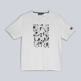 Fila Unisex White T-Shirt Comfort Fit