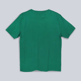 Fila Unisex Green T-Shirt Comfort Fit