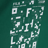 Fila Unisex Green T-Shirt Comfort Fit