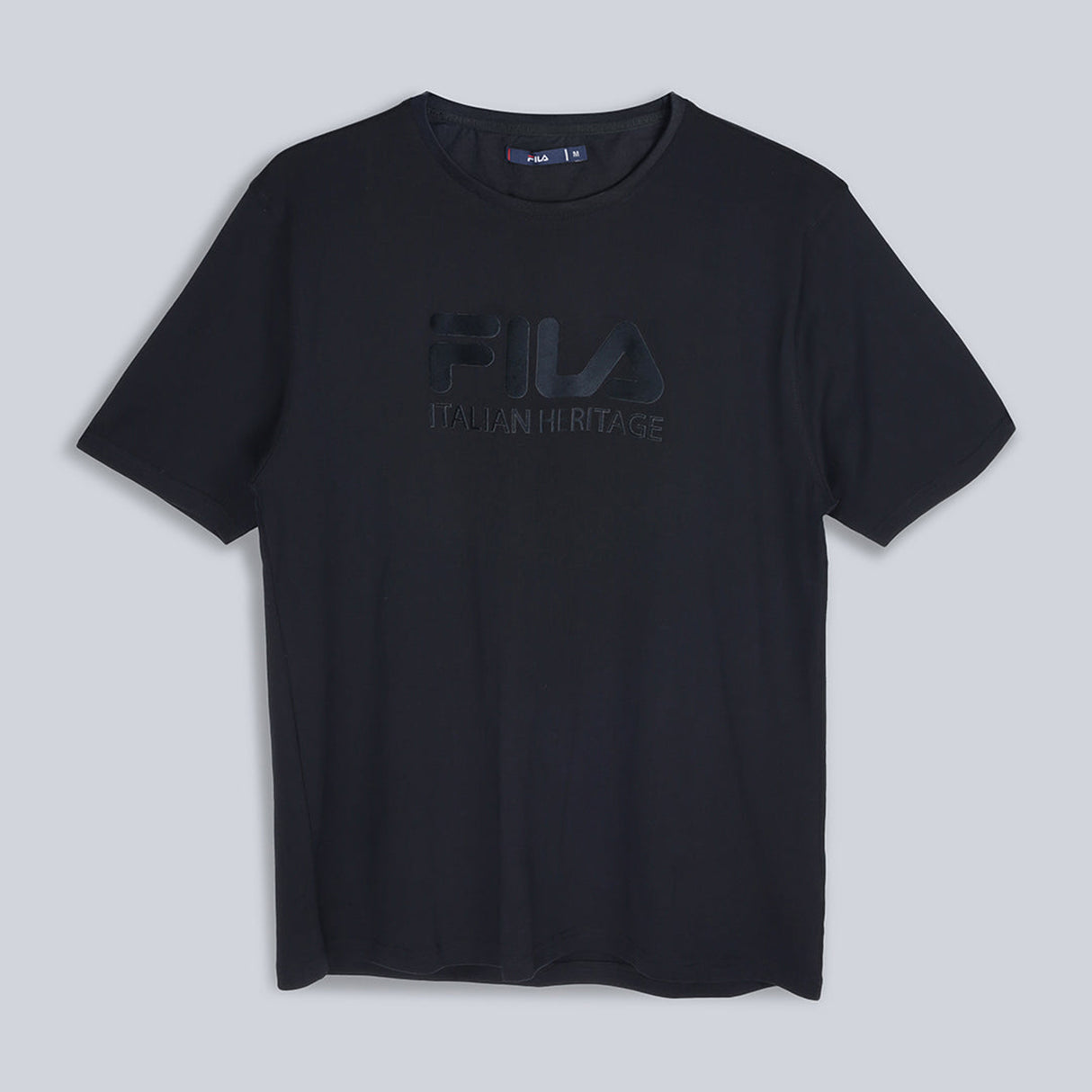Fila Men Black T-Shirt Comfort Fit