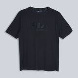 Fila Men Black T-Shirt Comfort Fit