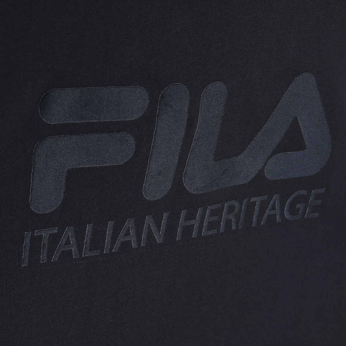 Fila Men Black T-Shirt Comfort Fit
